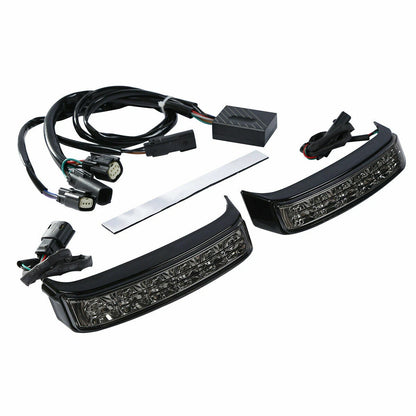 Saddlebag LED Insert Support & Brake Turn Light for Harley Touring (2014–2024)
