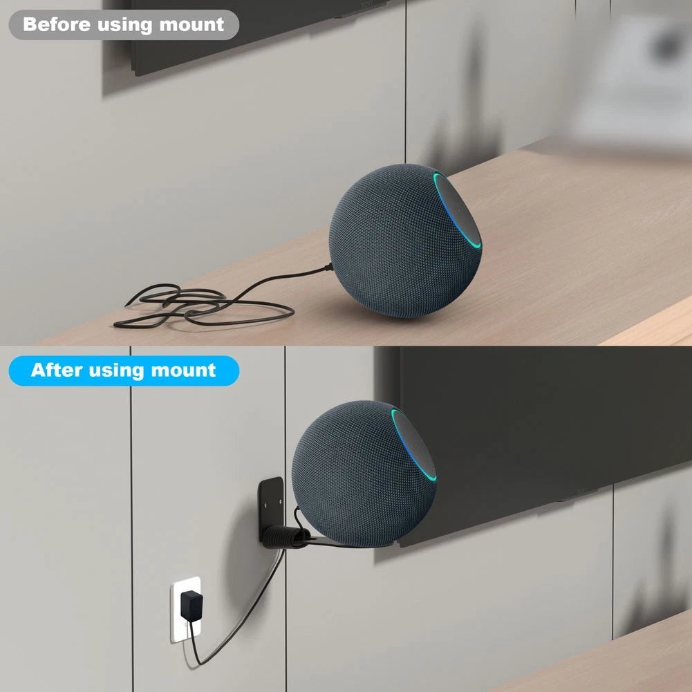 Wall Mount Bracket for Echo Studio with Cable Management System