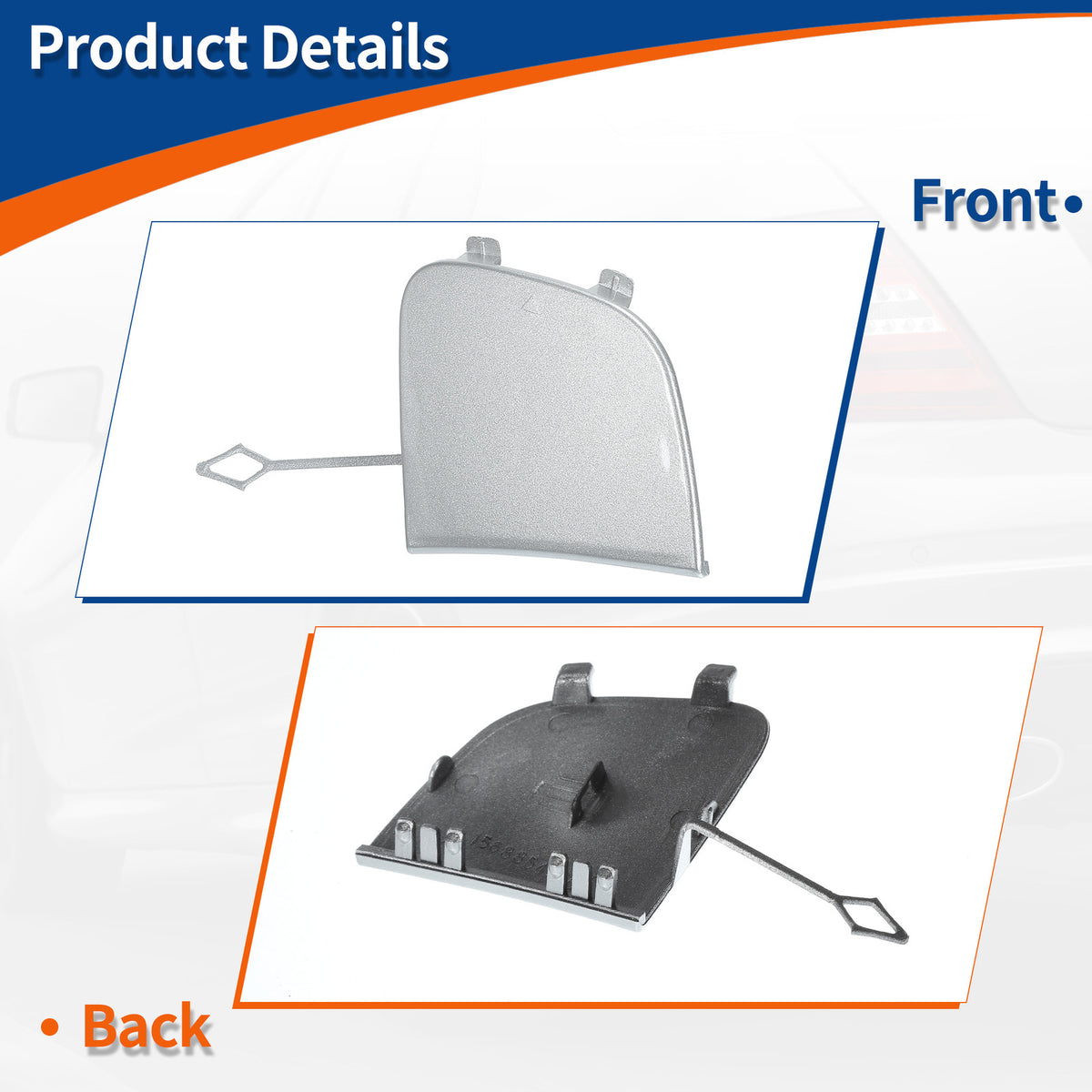Front Tow Hook Cover Replacement for Mercedes-Benz GLA (2014–2019)