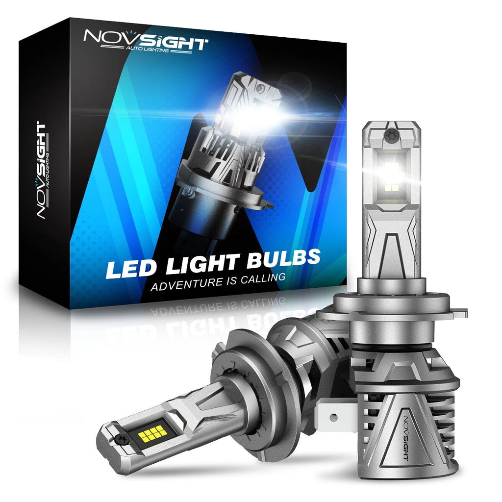 H7 LED Headlight Bulbs Conversion Kit for NOVSIGHT (60W 15000LM 6500K)