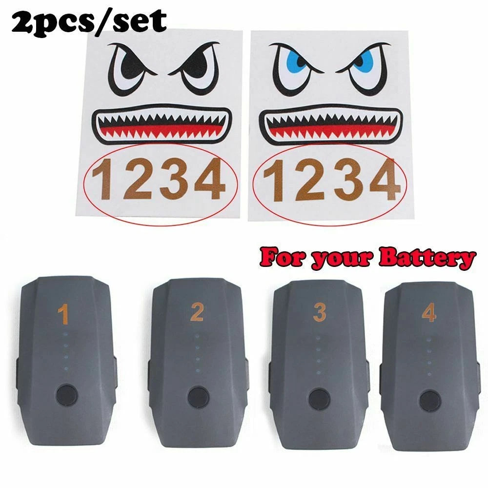 3D Shark Sticker for DJI Mavic Pro (2016–2020)