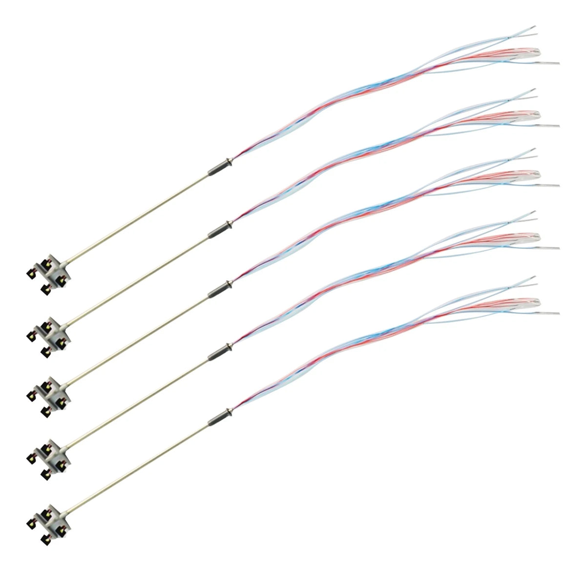 5PCS LED Lamp Lighting Tower for Train Model (1:100 Scale)