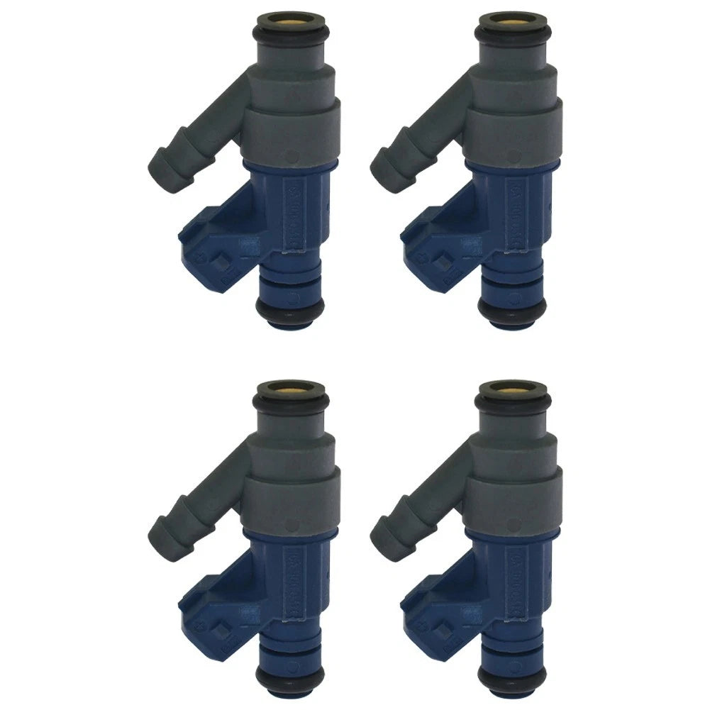 Car Maintenance 4Pcs Fuel Injectors Fits Multiple Models High Reliability