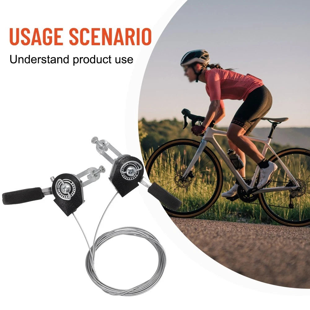 1 Pair Thumb Shifters for Mountain Bike (Compatible with )