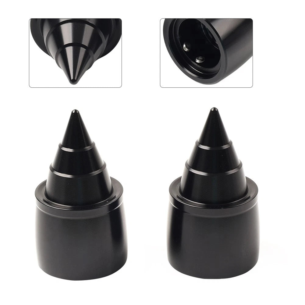 Front Axle Cap Nut Covers for Harley Touring Road Glide Dyna FXD (2000–2023)