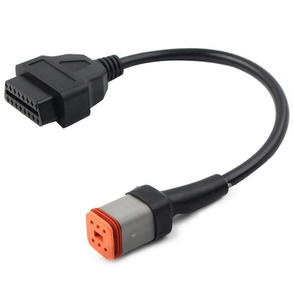 6Pin to OBD2 16Pin Diagnostic Scanner Adapter Cable Fit For Harley Davidson mo