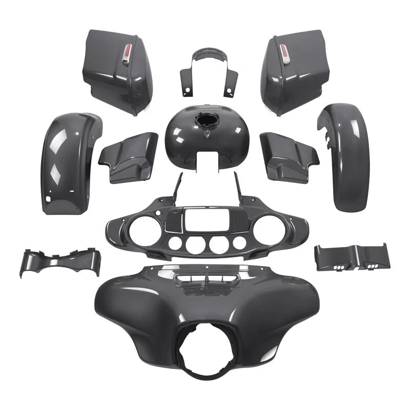 Fairings Body Kit for Harley Street Glide (2014–2024) Gauntlet Gray Metallic
