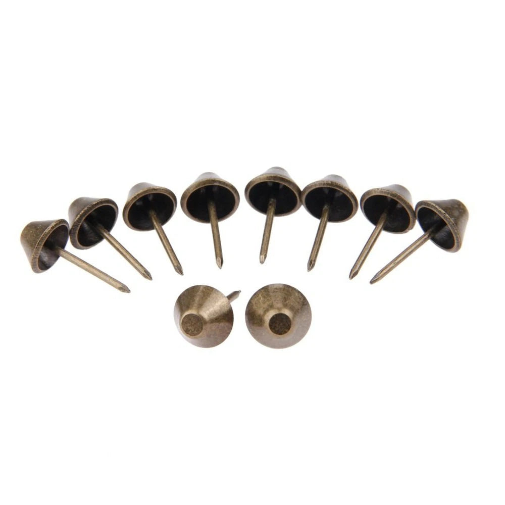 100Pcs Upholstery Nails for Furniture Craft Decor