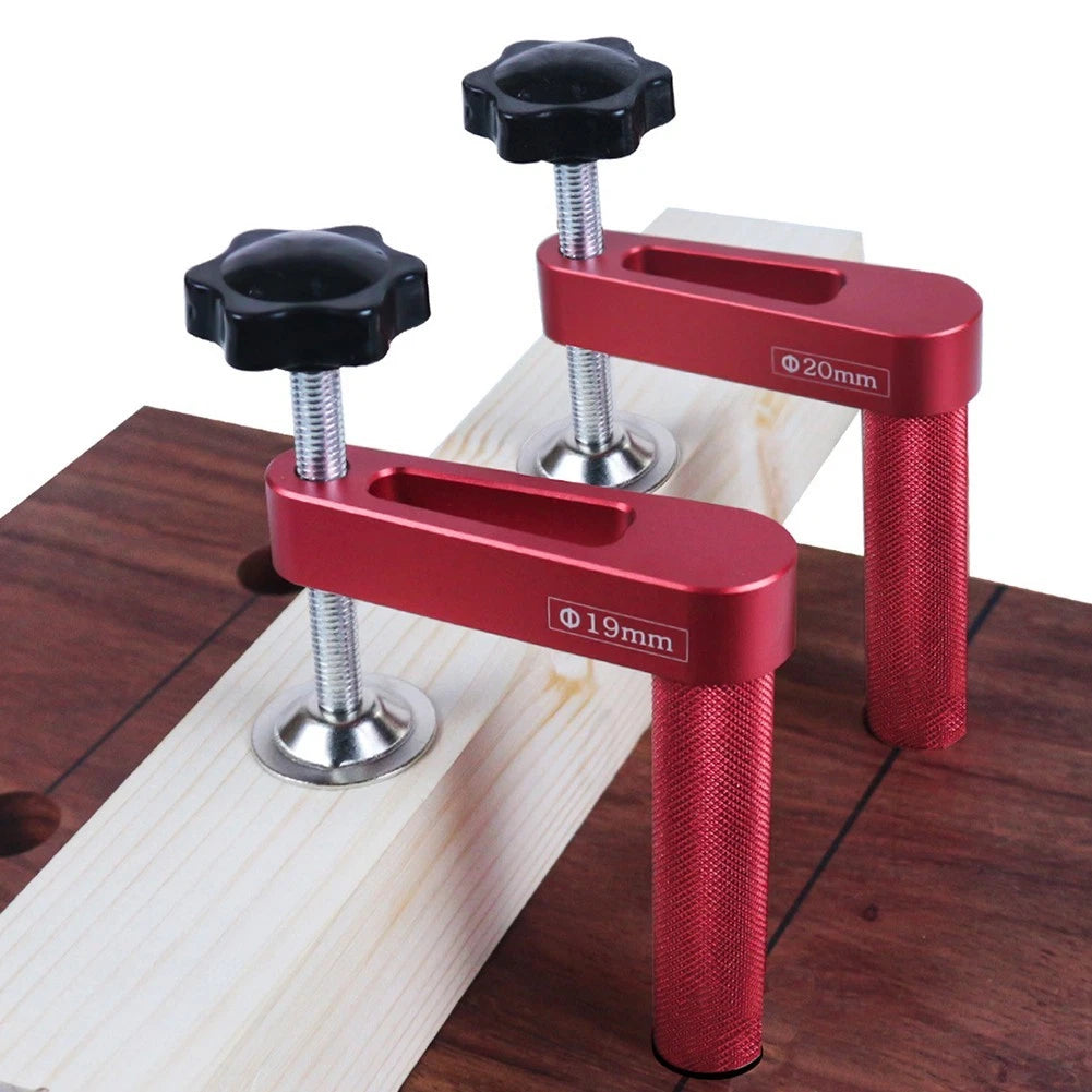 Quick and Efficient Benchtop Carpenter Hold Down Clamp (Aluminum)