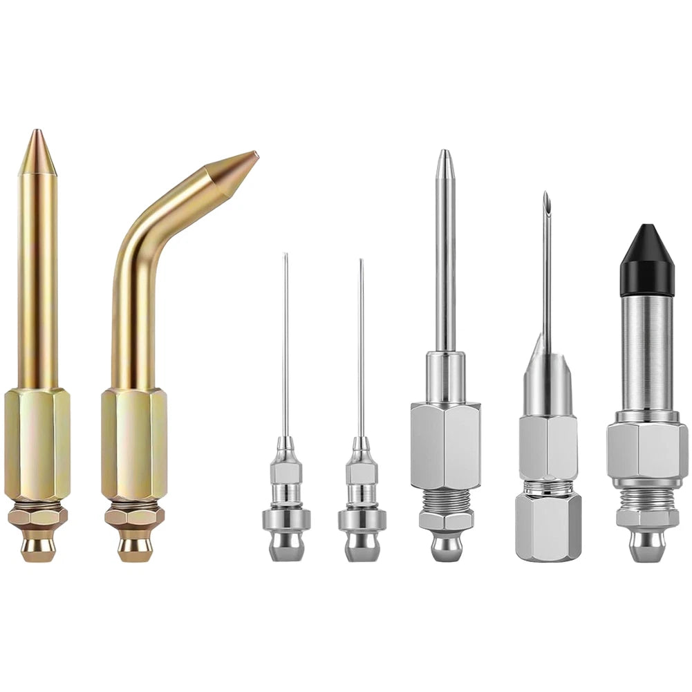 7pc Manual Grease Applicator Kit for Precise Grease Delivery