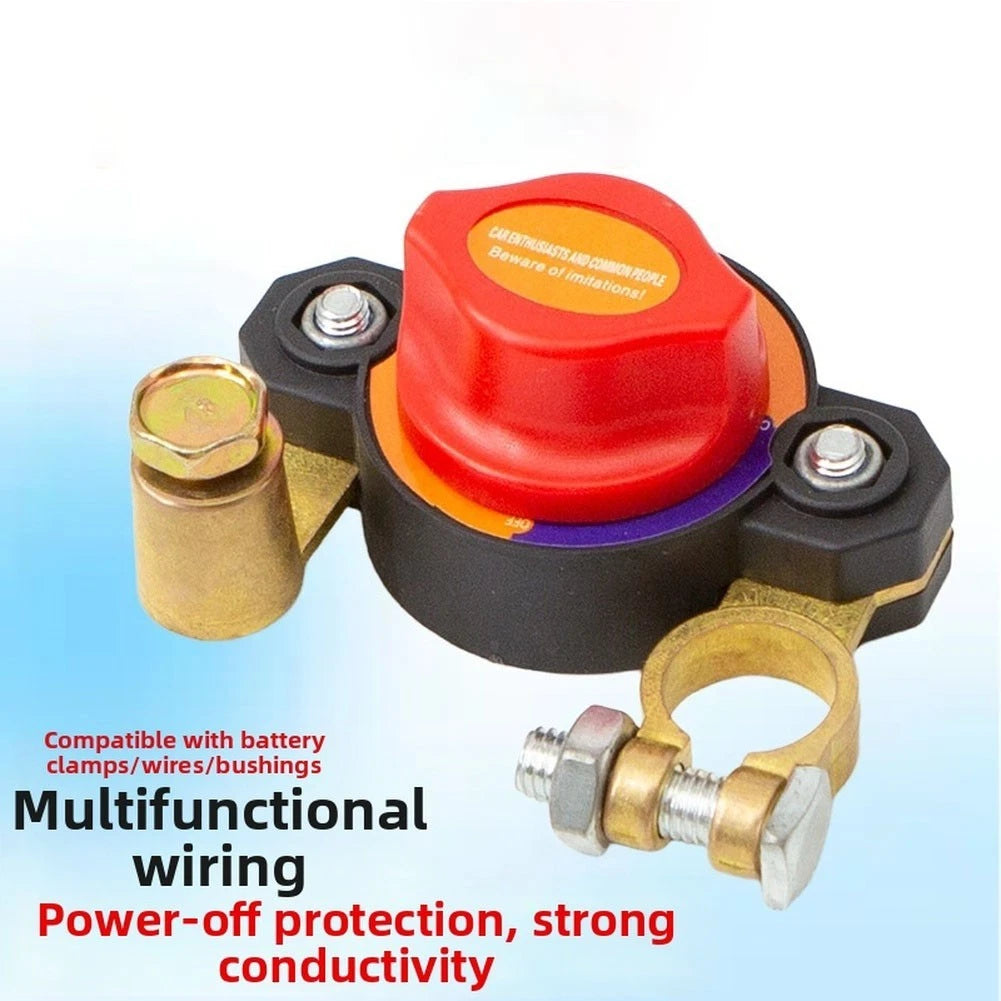 Dual Pole Battery Disconnect Switch 12V 24V for Vehicle Power Off