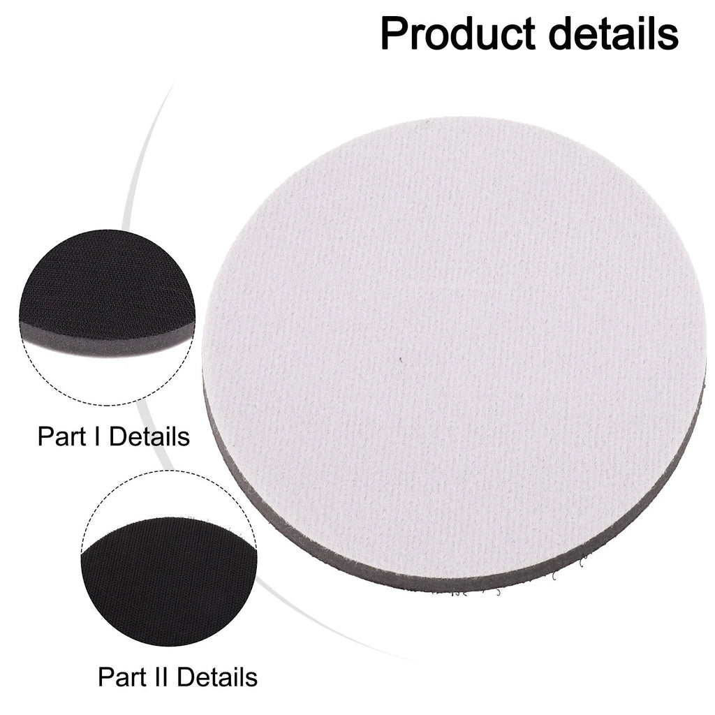 2X Soft Sponge Interface Pad Cushion for Hook & Loop Sanding Discs