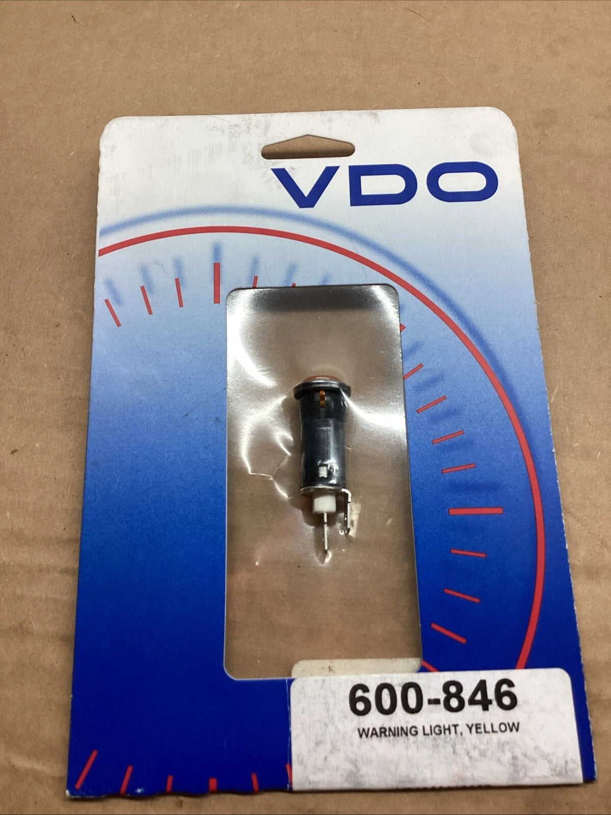 VDO 600-846 Yellow Snap In Panel Mount Warning Light 12V for Universal (N/A)
