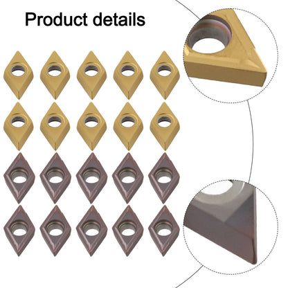 Carbide Insert Pack of 20 for CNC Machining