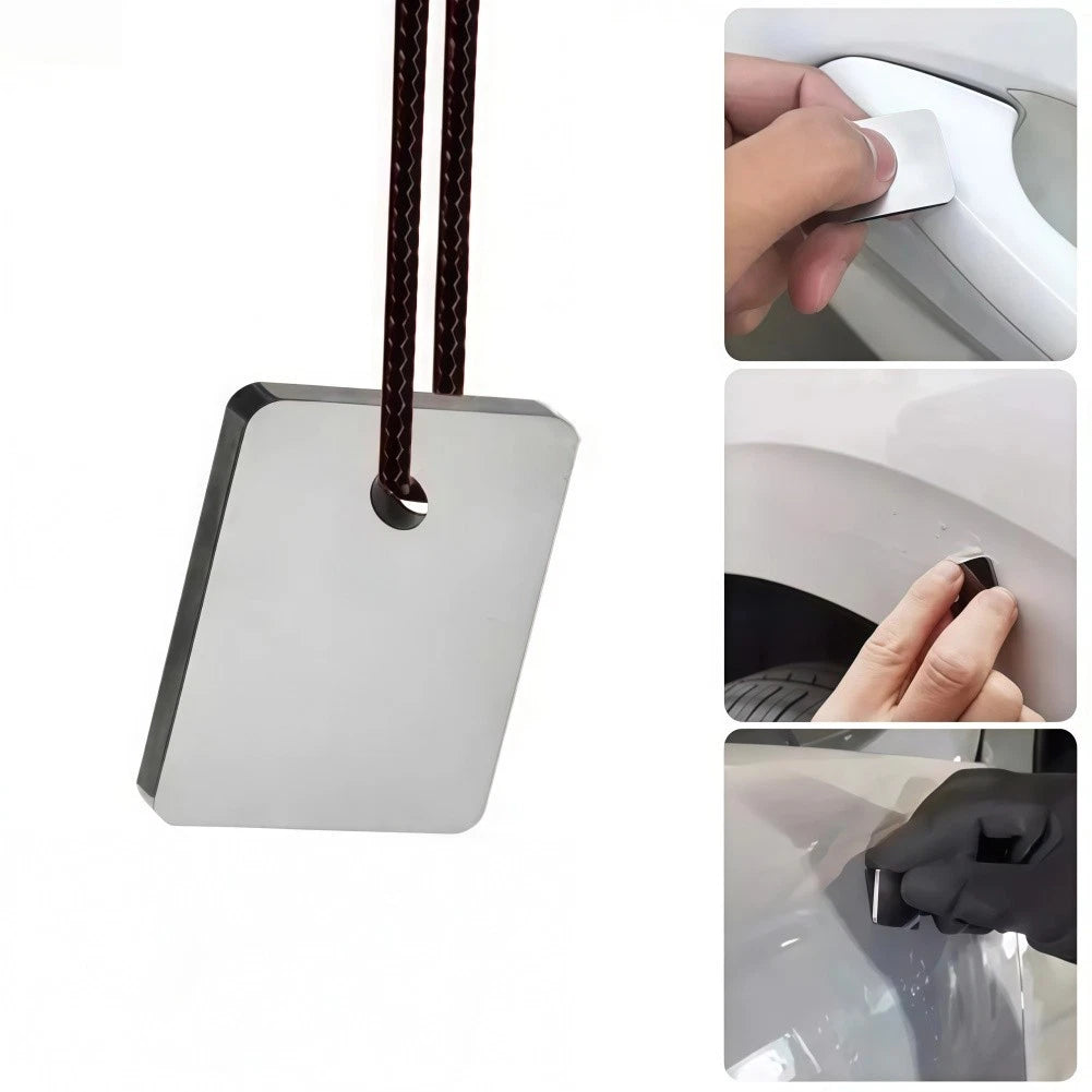 Compact Denibbing Tool for Auto Paint Maintenance