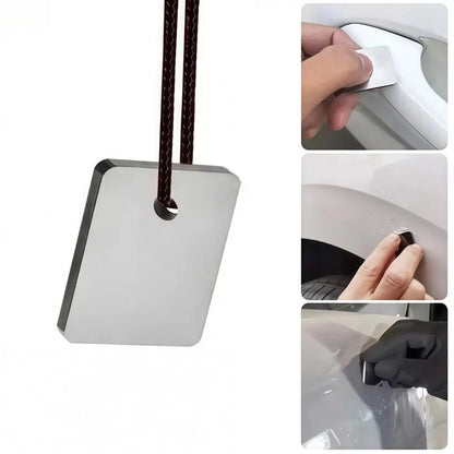 Compact Denibbing Tool for Auto Paint Maintenance