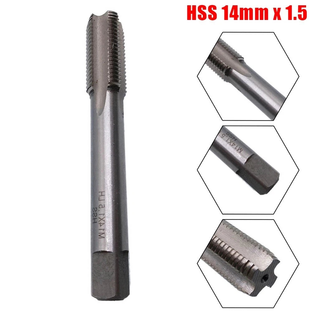 Left Hand Thread HSS 1.5mm Pitch 14mm 94mm Length Tool Accessories