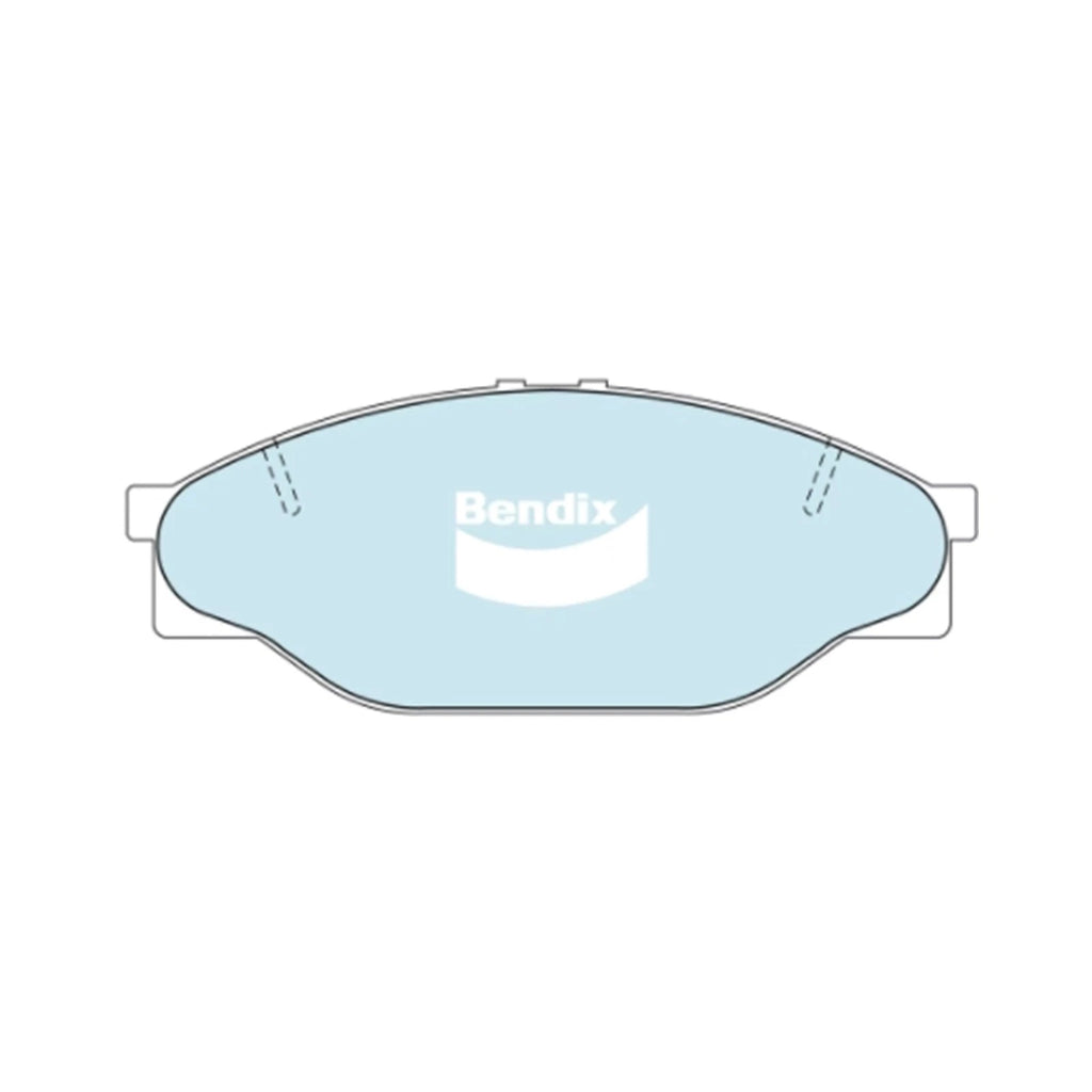 Set of 4 Bendix Front Disc Brake Pads for Great Wall SA220 (2009–2017)