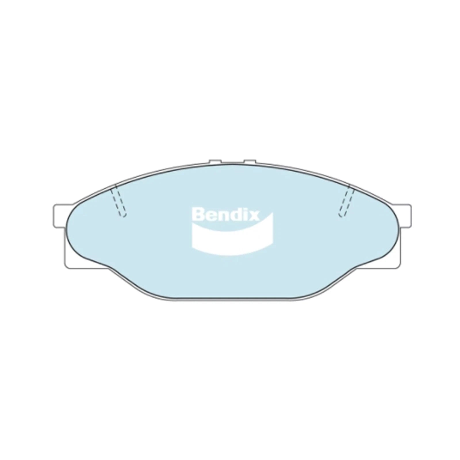 Set of 4 Bendix Front Disc Brake Pads for Great Wall SA220 (2009–2017)