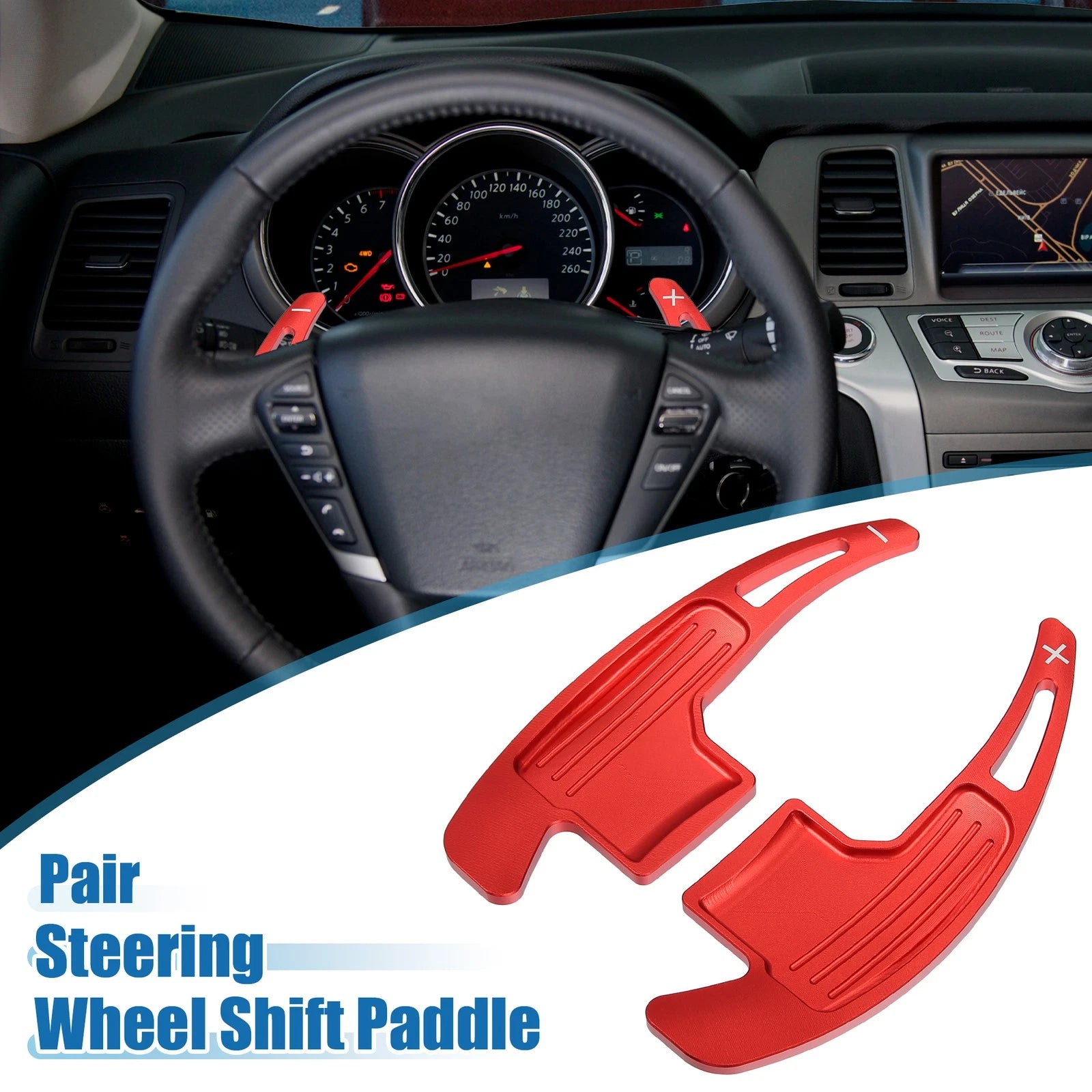 Steering Wheel Shift Paddle Set for Ford Mustang (2015–2021)