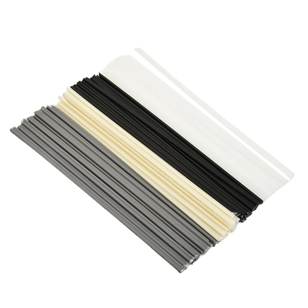 Welding Rods Set of 4 Flat Grey/Black/Beige/White 200x5x2.5mm