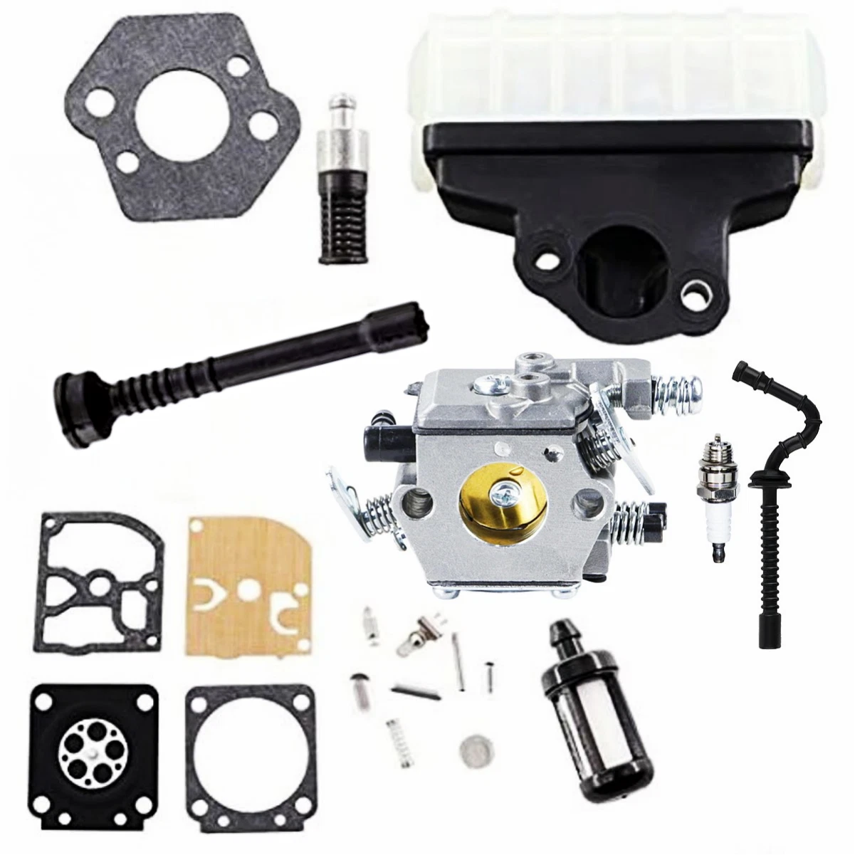Carburetor Replacement Kit & Air Filter for MS210 MS230 MS250
