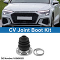 Inner CV Joint Boot Kit with Clamps for Audi A3 A4 (2000–2013)