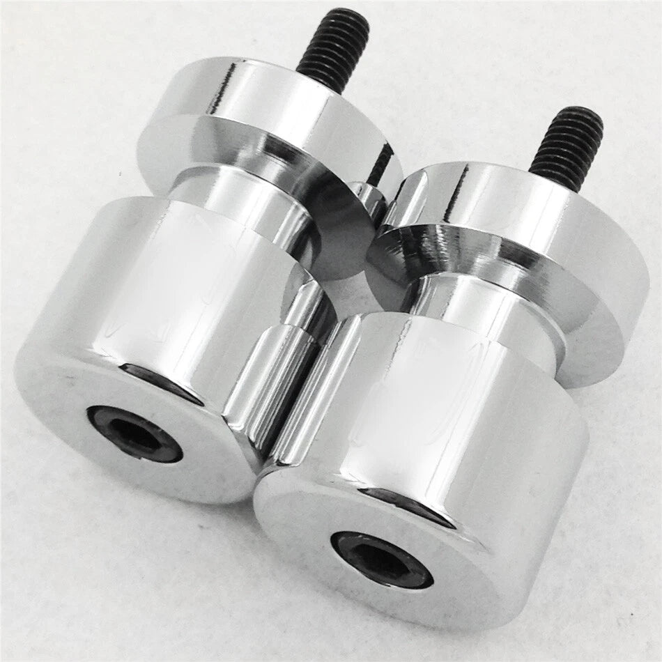 Chrome Swingarm Spools 6mm for Yamaha R1 YZF-R1/FZ-1 (1998–2015)