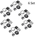 Set of 6 Carburetor Diaphragm Kit for Husqvarna 44 140S 240S 444 (Walbro K10-HDC)