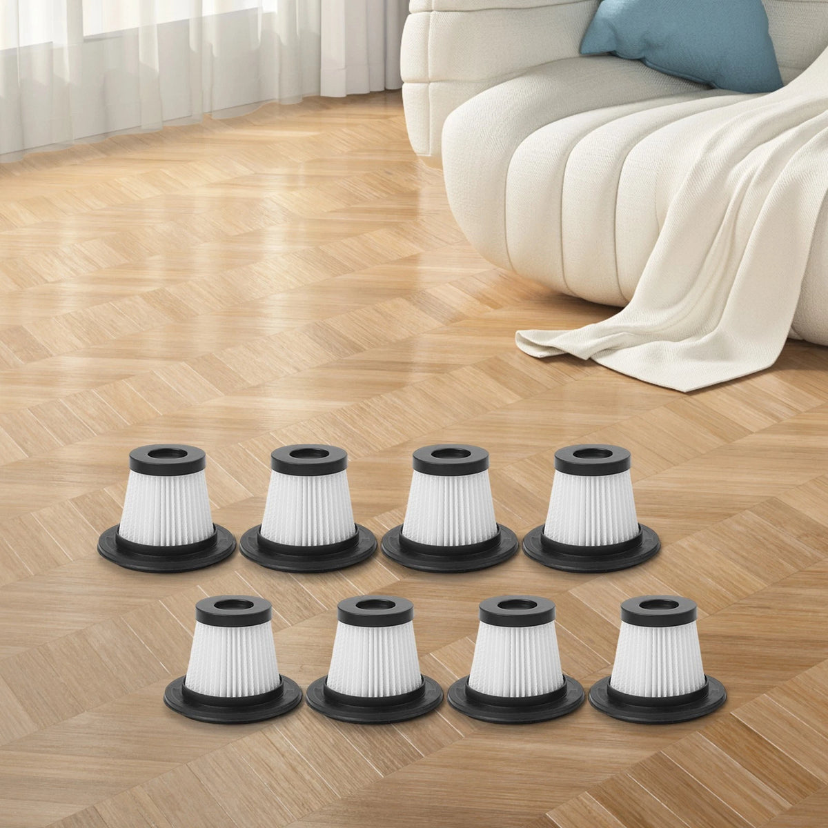 8 Washable HEPA Filters for LY0016 Vacuum Cleaner