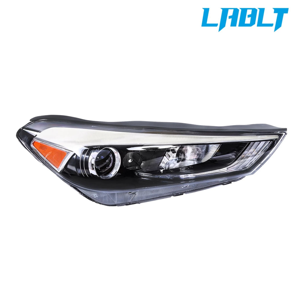 Right Headlight Halogen with LED Parking Light for Hyundai Tucson (2016–2018)