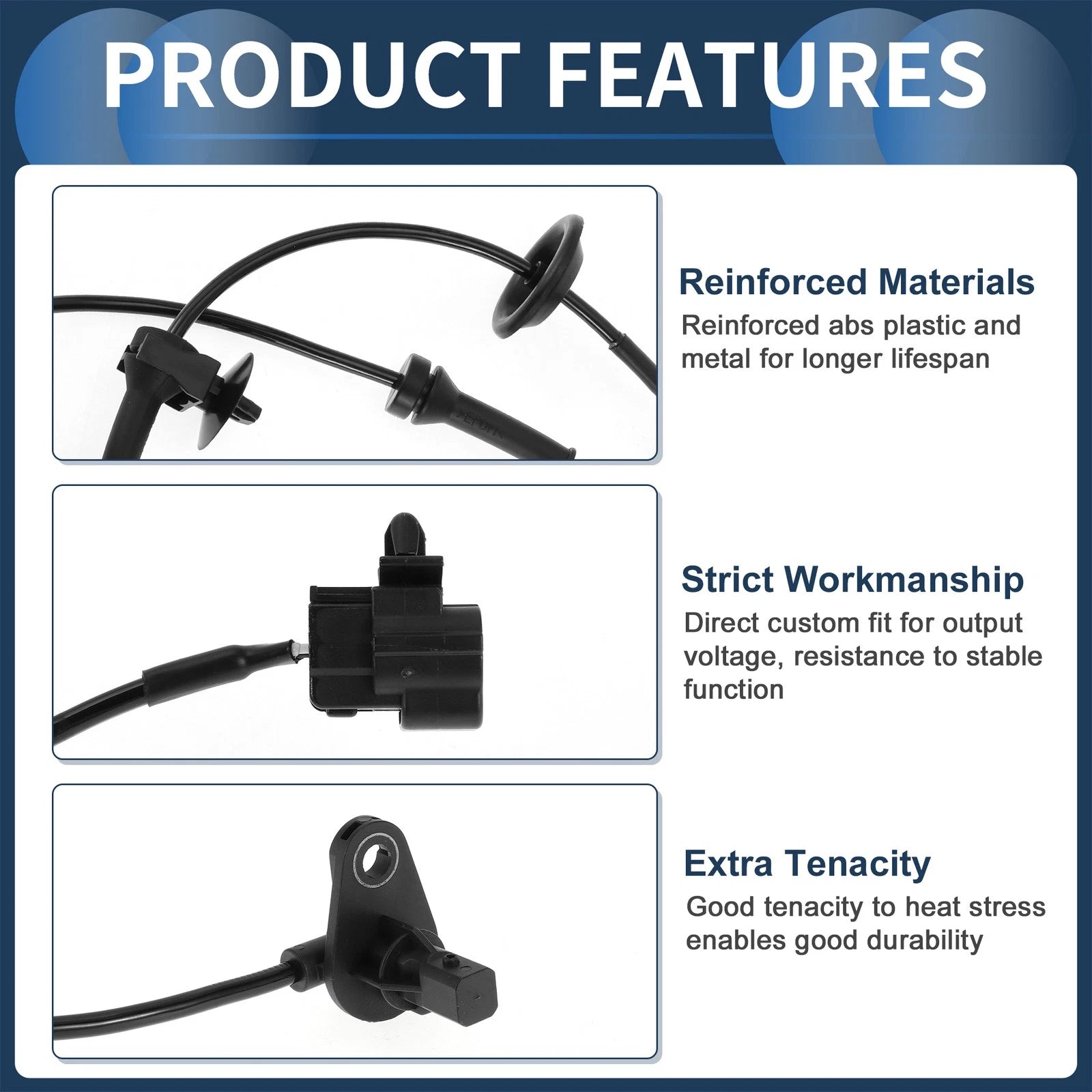 ABS Wheel Speed Sensor Front Left for Chevrolet Sail (2005–2015)