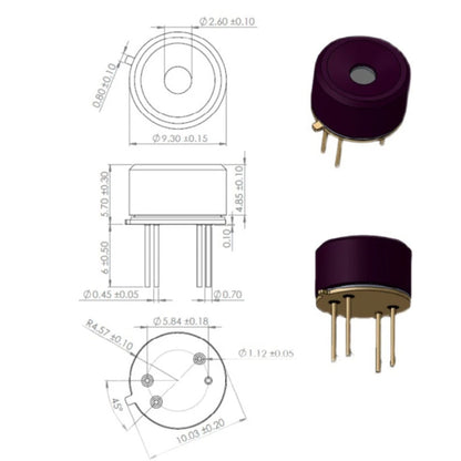 Thermal Array Module MLX90640 Sensor for Presence Detection (3.3V)