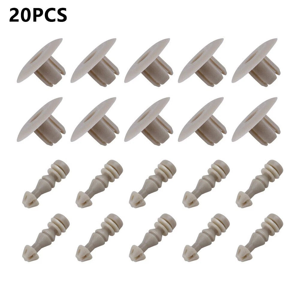 20pcs Door Trim Panel Clip Push Type Retainer Fastener for