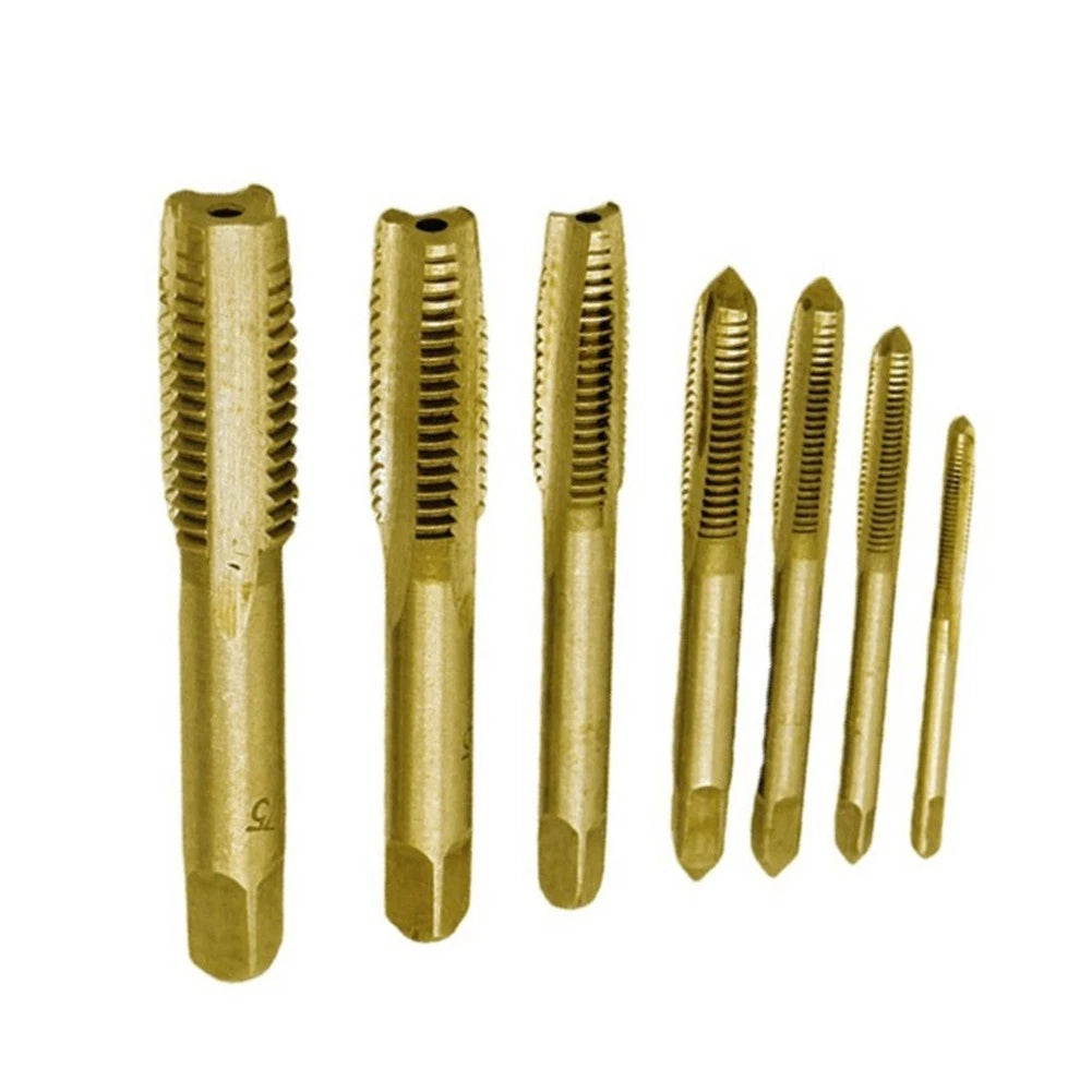 7pcs HSS Metric Thread Tap Drill Bits for M3 (Machine Use)