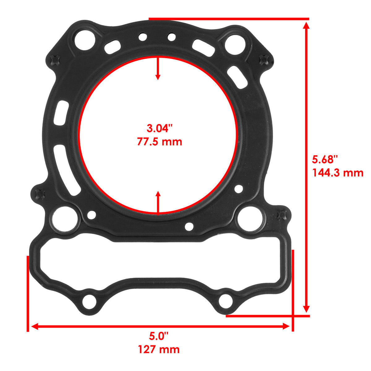 Cylinder Head Gasket Replacement for Yamaha WR250F (2001–2013)