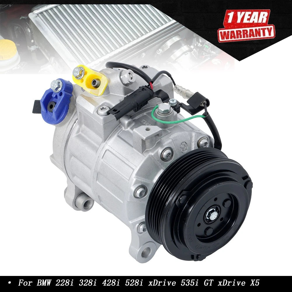 A/C Compressor 7SBU17C for BMW 328i 2012–2016, 328 xDrive 2013–2016