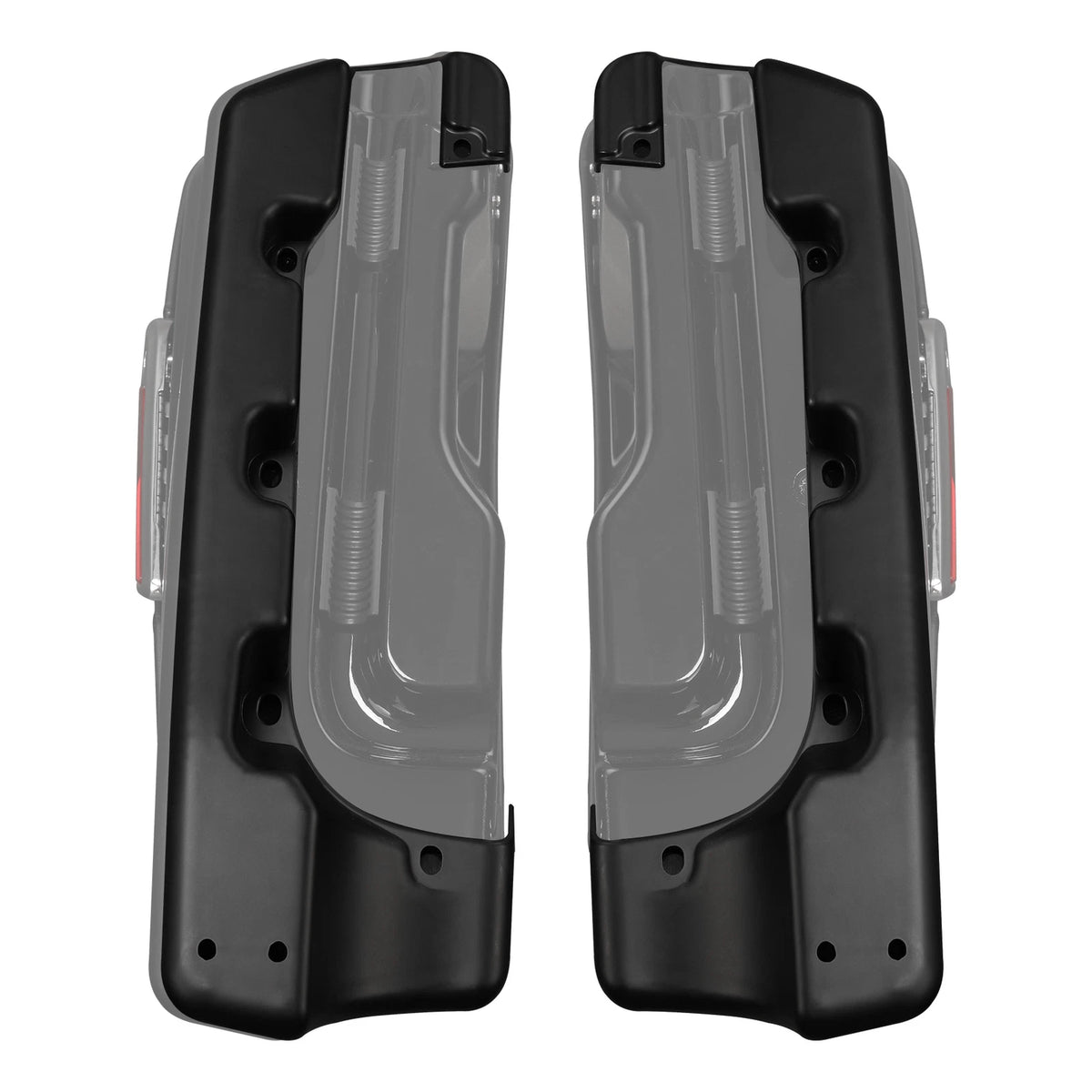4" Matte Black Saddlebags Extensions for Harley Electra Glide (2014–2024)