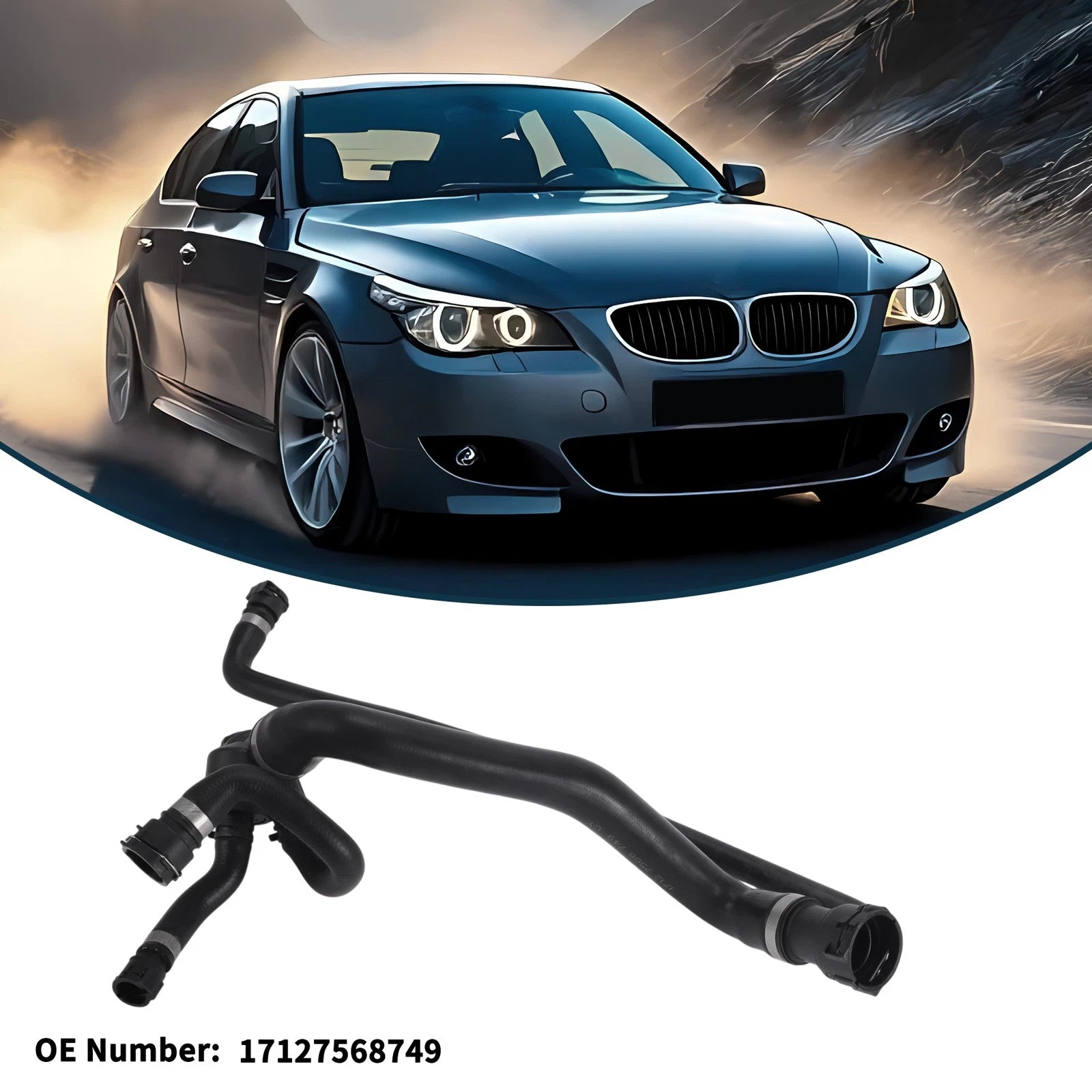 Radiator Hose Upper Replacement for BMW 5 Series E60 (2006–2009)