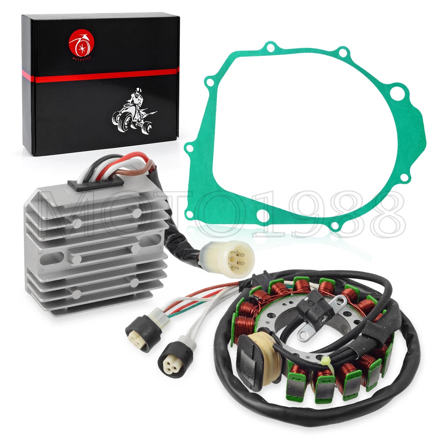 Stator & Regulator Rectifier Kit for Yamaha Warrior 350, MOTO-4 350, Big Bear 350