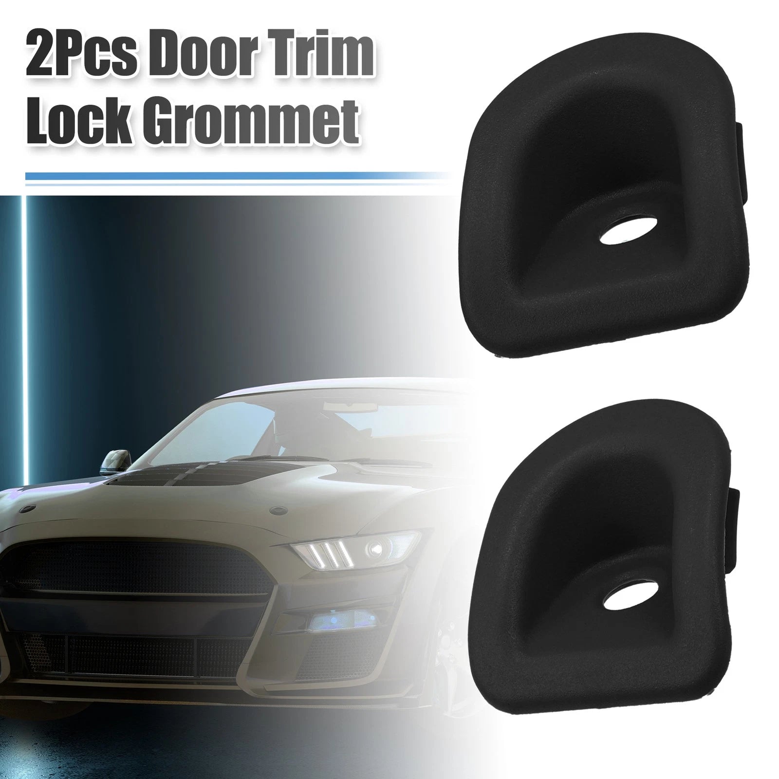 Door Panel Trim Lock Knob Grommet Pair Replacement for Ford (2002–2011)