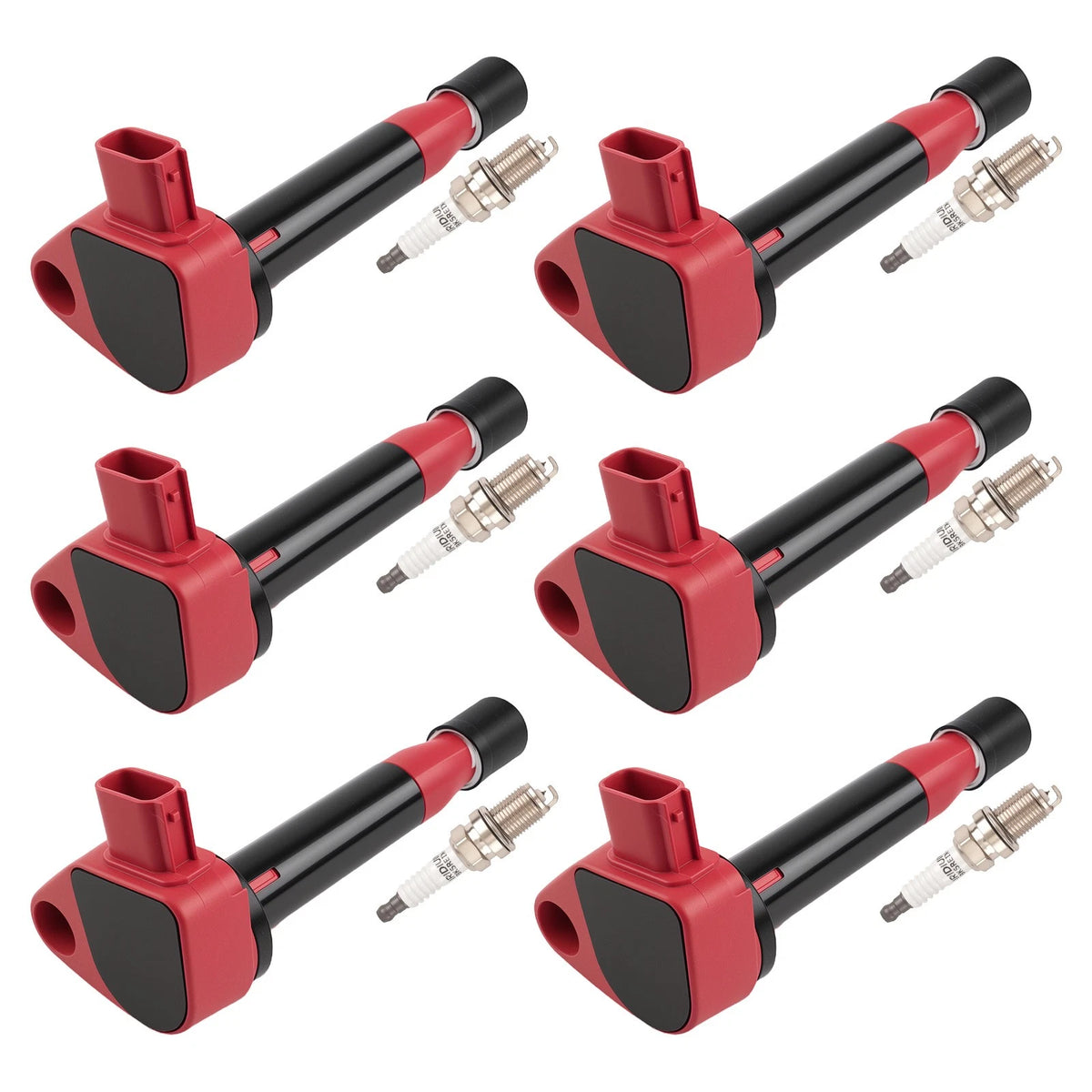 6X Ignition Coils & Spark Plugs for Honda Accord V6 3.0L (2000–2002) 30520P8EA01