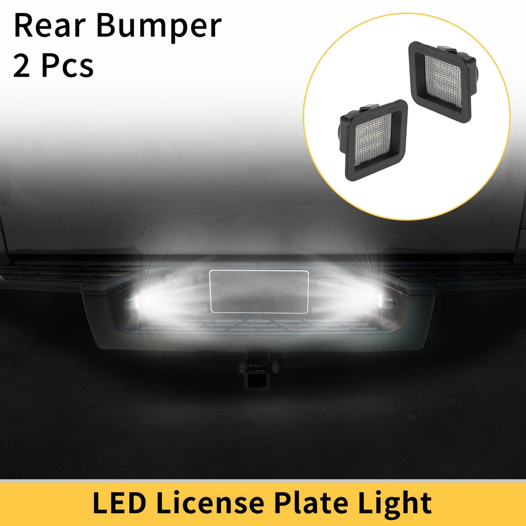 2pcs License Plate Light Lamp Replacement for Ford F-150 (2015–2023)