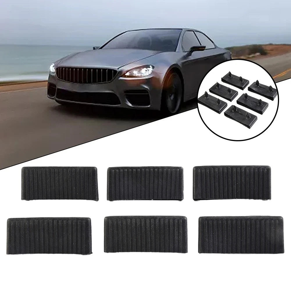 Set of 6 Plastic Cap Holders for Various Bed Types (65mm)