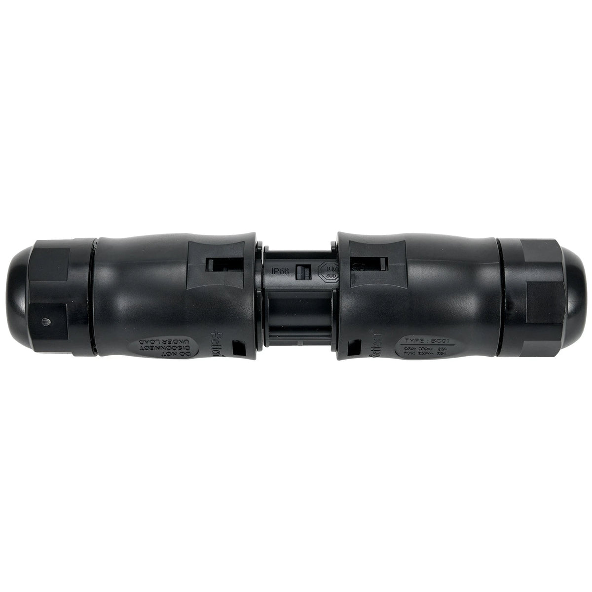 3Pin Waterproof Coupling Socket & Plug for Inverter Connection (IP67)