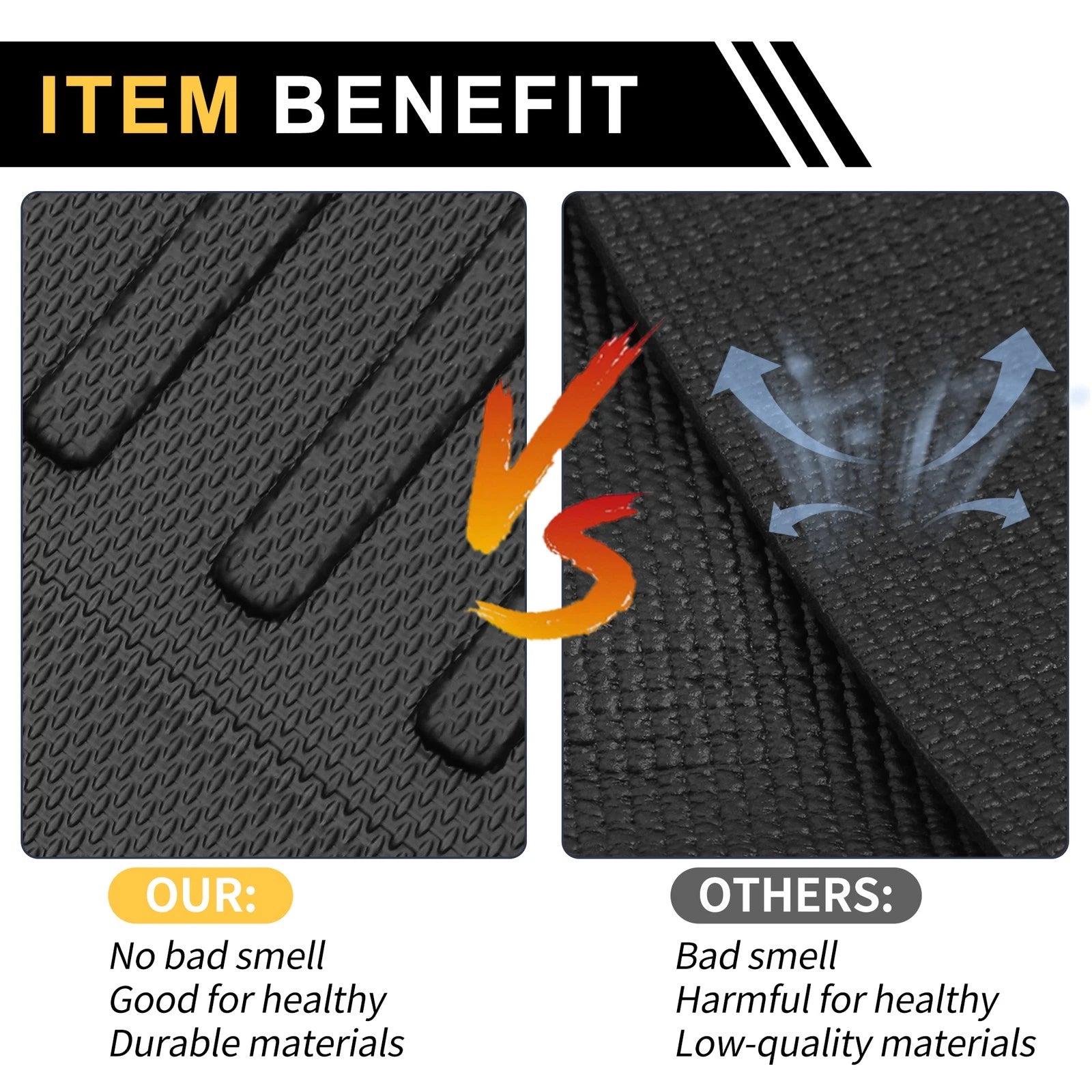 Cargo Liner Rear Trunk Mat for BMW X7 (2019–2024) TPE Stripe Pattern