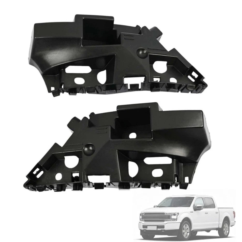Set of 2 Front Left & Right Bumper Support Brackets for Ford F-150 (2018–2020)