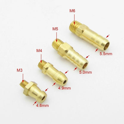 5pcs Brass Nipple Nozzles for RC Boats M5 M6