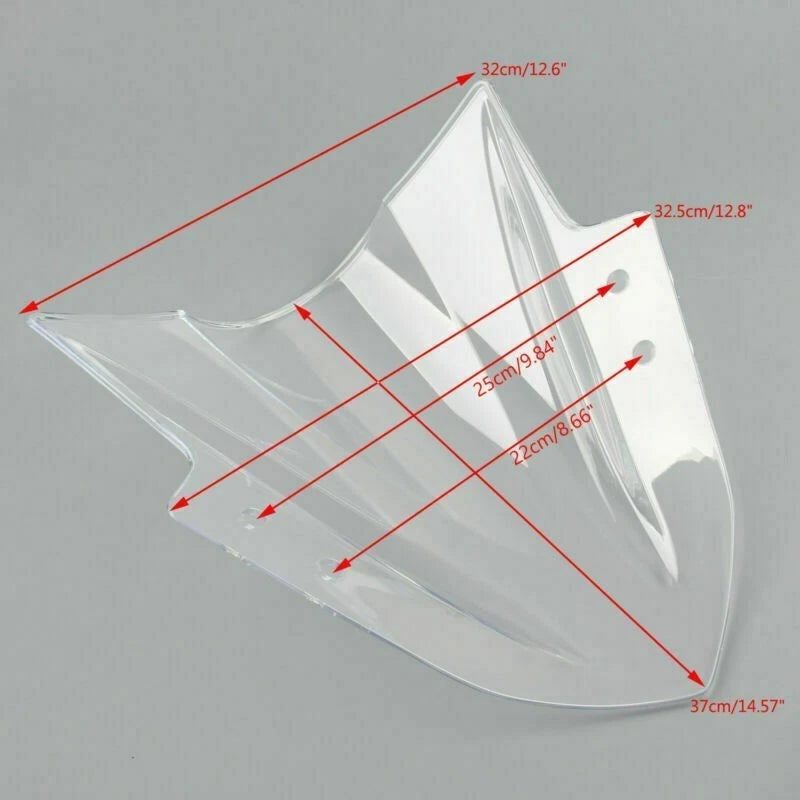 Windshield for Kawasaki Ninja EX300 (2013–2017) Bubble Double T08