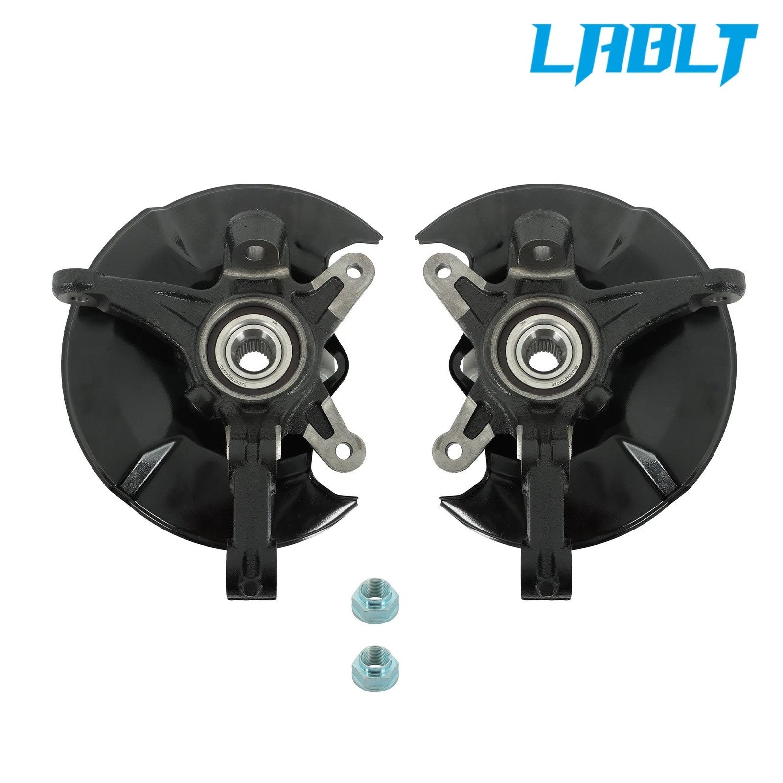 2Pcs Front Steering Knuckle & Wheel Hub Bearing Assembly for Honda Civic (2006–2011)